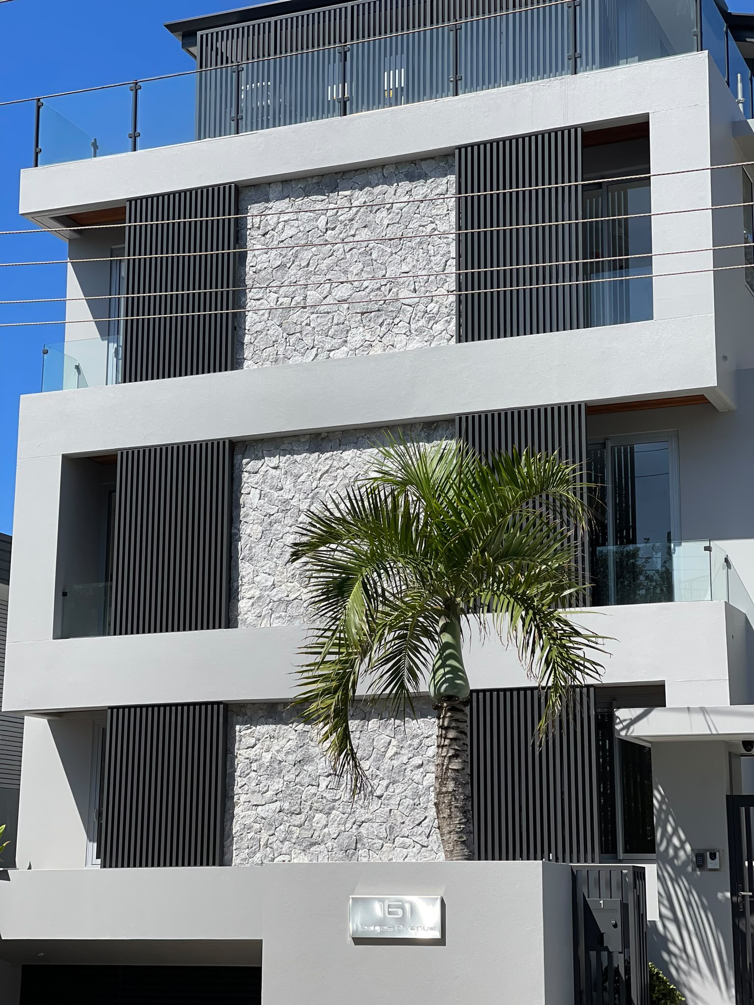 Stone facade